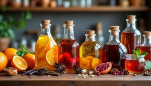 Bases et sirops maison (sirop simple, oléo-saccharum, falernum, grenadine maison, sirop d’agave)
